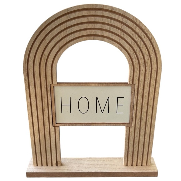 Arched Wooden Home Decor Accent - Picture 1 of 4